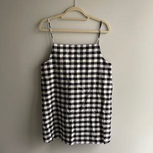 Zara Gingham Shift Dress (adjustable straps)